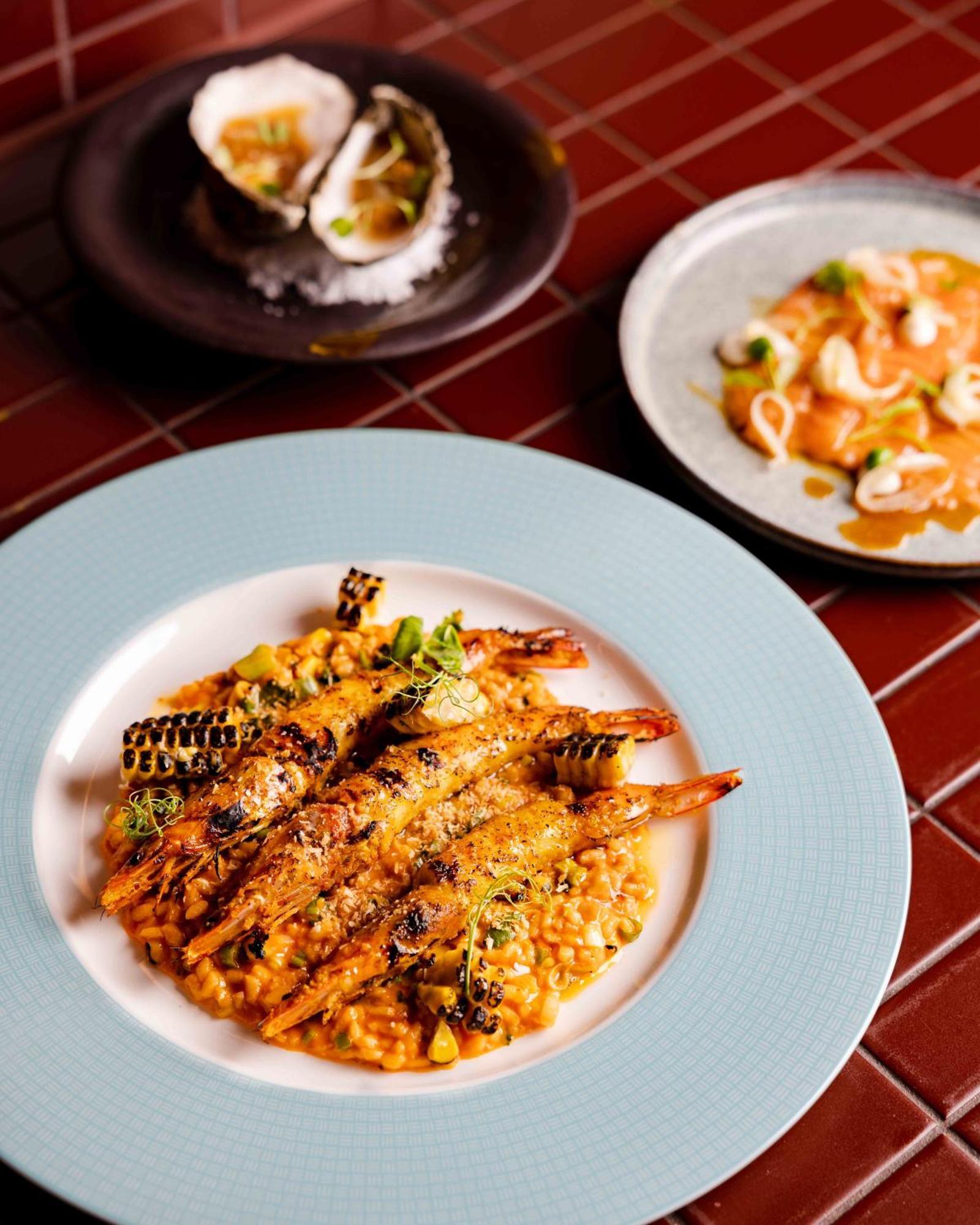 Pan Pacific London Hotel Bagian luar foto A prawn dish